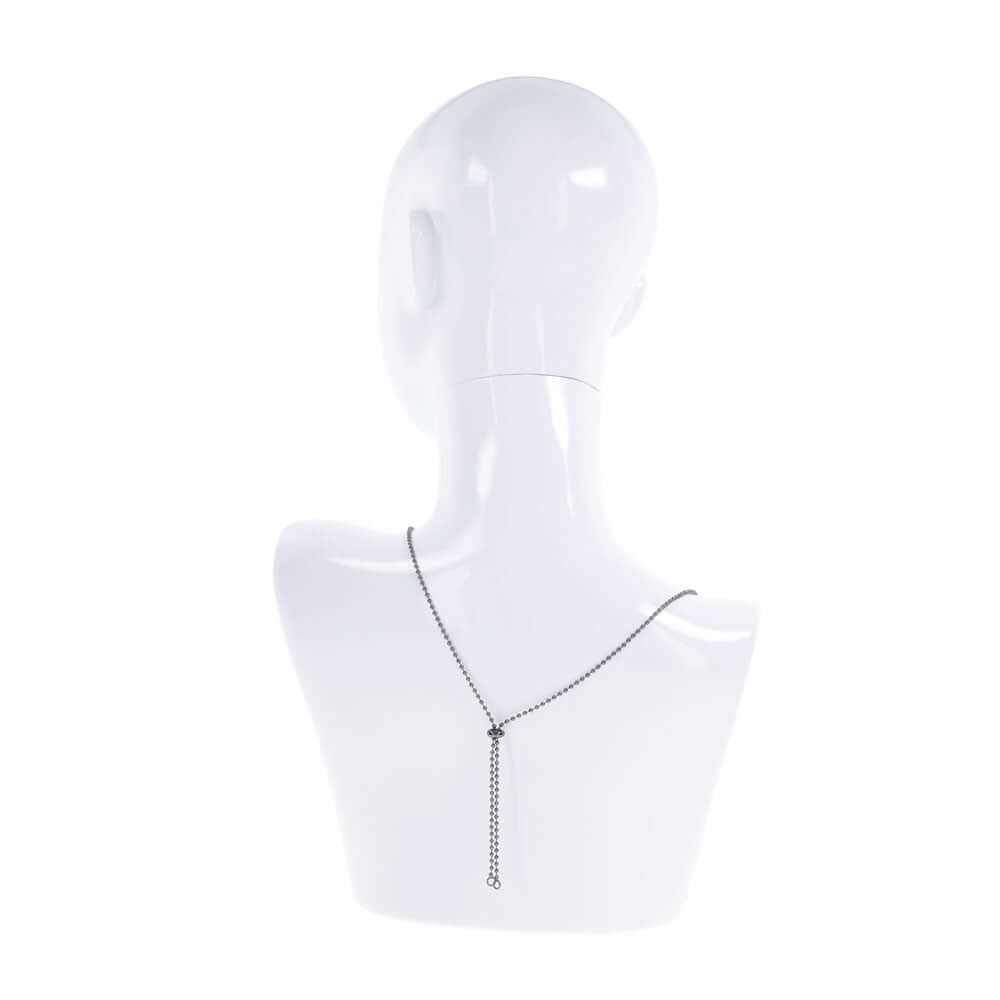 S&M Exs & Ohs Body Jewelry with Nipple Ties - Metal Chain with Nipple Ties